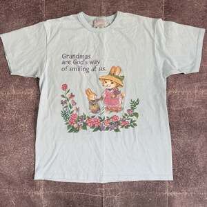 Men's Vintage 90's Blair Grandmas Are God's Way of Smiling at Us T Shirt Sz L